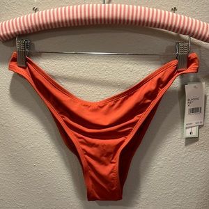 THE BIKINI LAB French Brief Bikini Bottom Rust